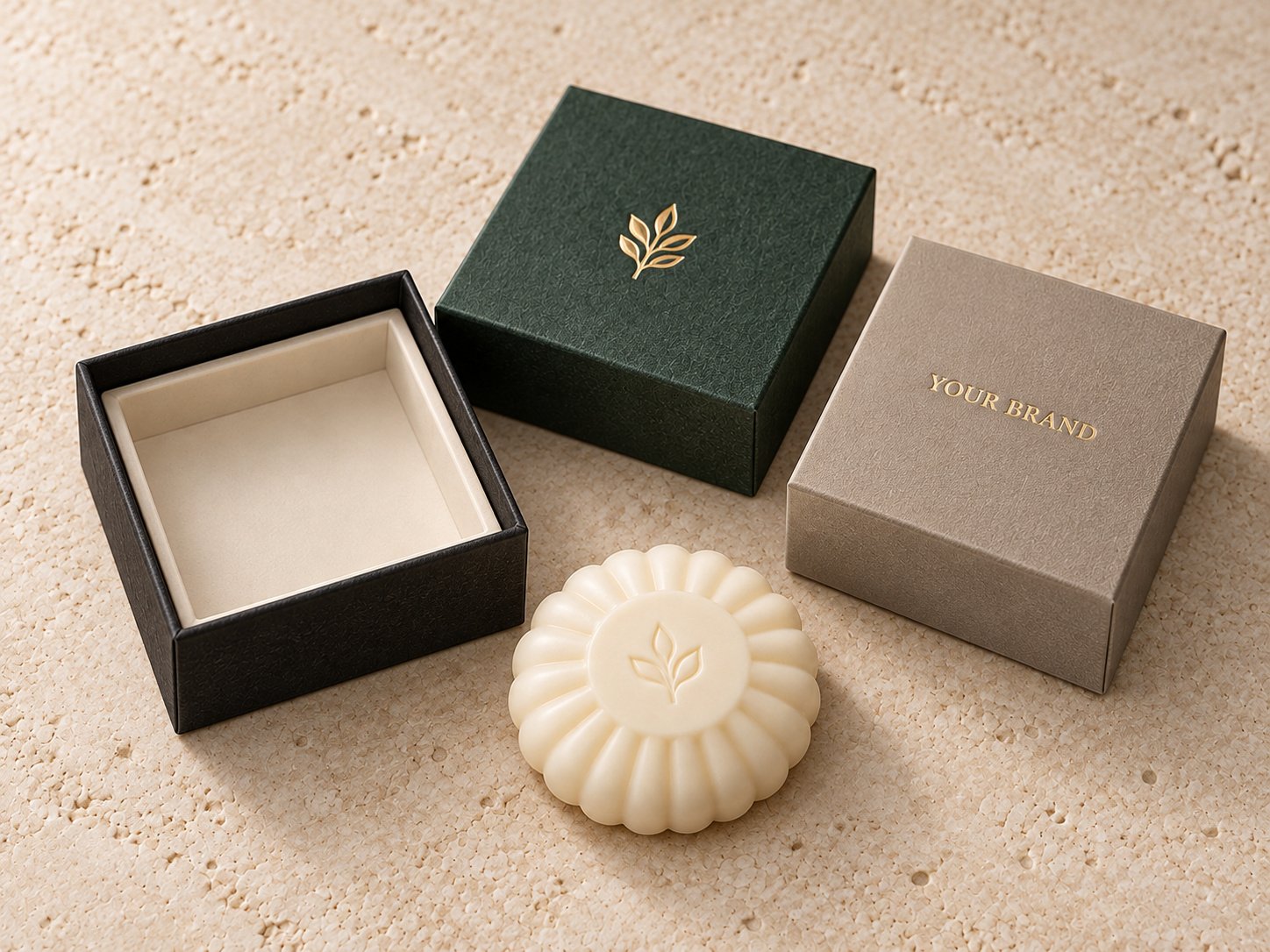 Luxury Scalloped Hotel Soap in Individual Gift Box — Packaging concept · 3 / 3