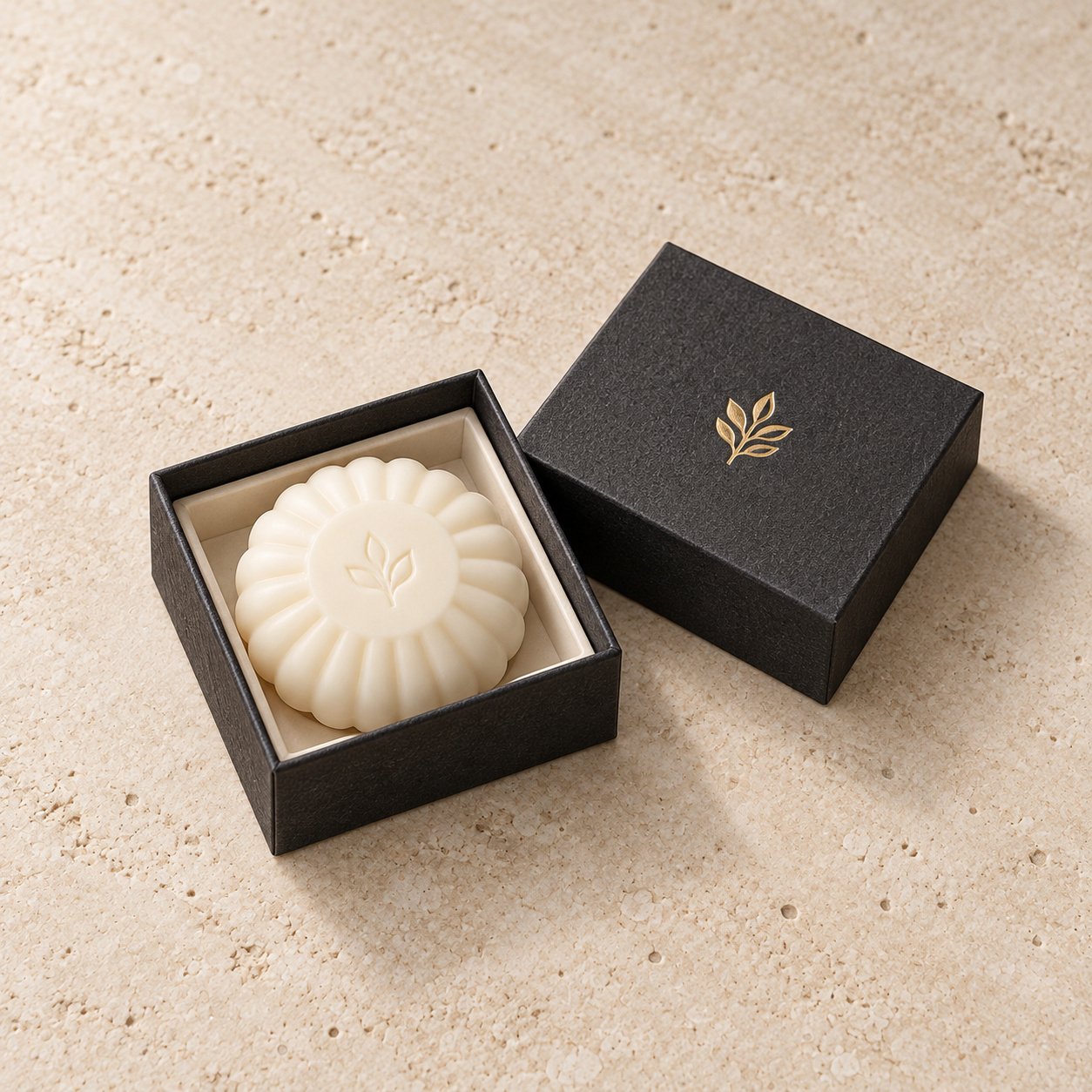 Luxury Scalloped Hotel Soap in Individual Gift Box — Main image · 1 / 3