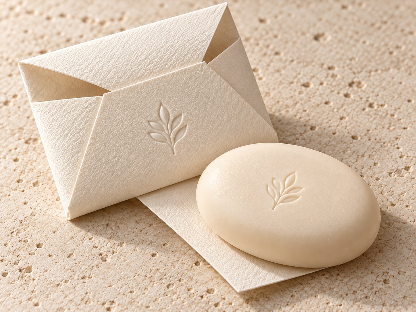 Private Label Hotel Soap with Embossed Paper Wrap — Product detail · 2 / 3
