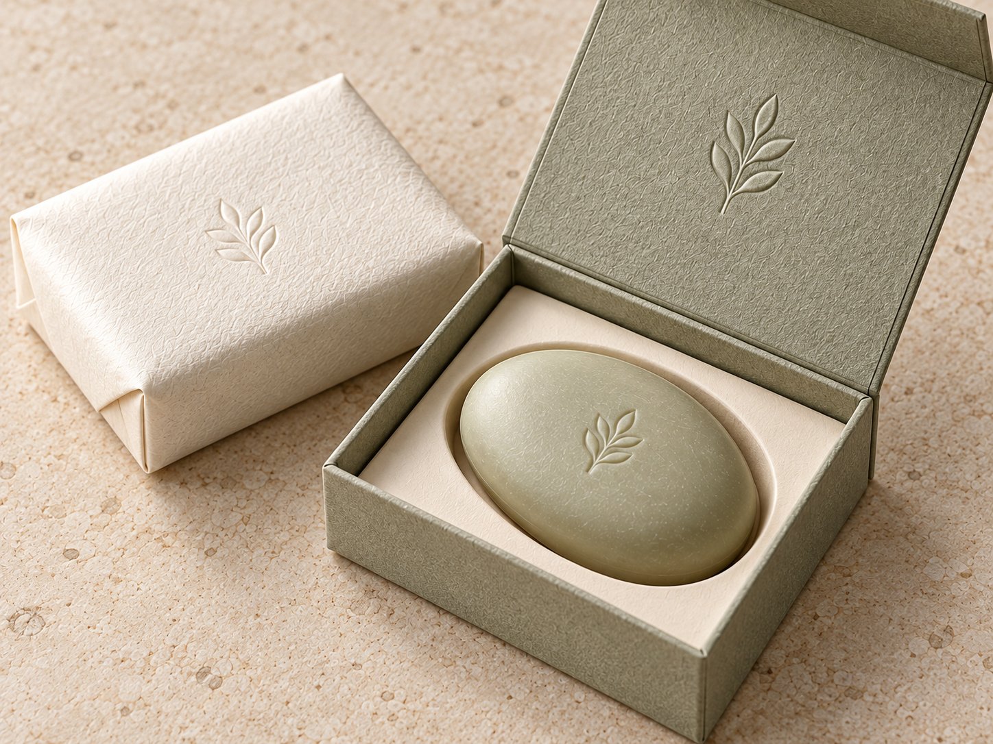 Private Label Travel Soap in Sage Green Box — Product detail · 2 / 3